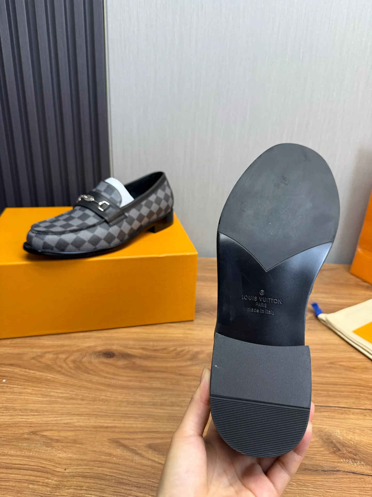 Factory 660💰 LV. Men's business casual leather shoes, all made of imported original brand leather, just to create a more comfortable wearing experience, original non-slip and wear-resistant outsole ✔️16-45 (38.45 non-returnable)